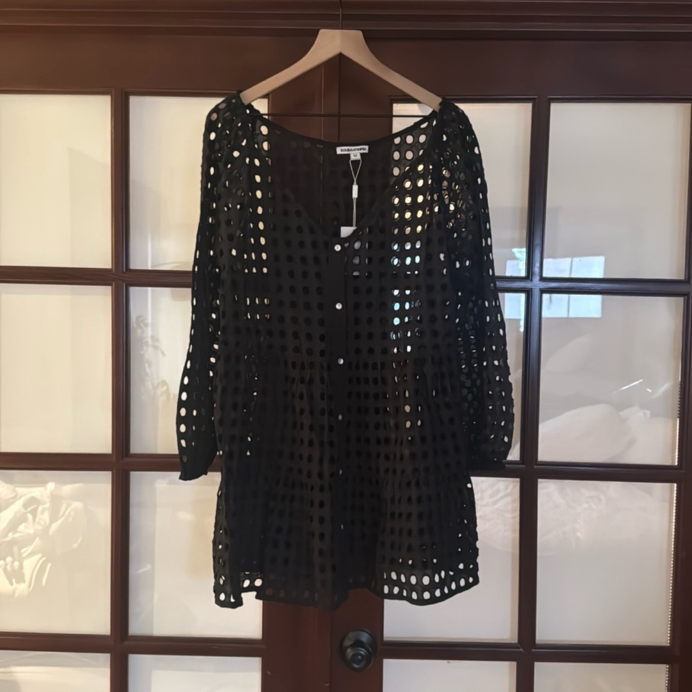 Solid & Striped Swim Cover-Up